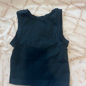 Black crop top